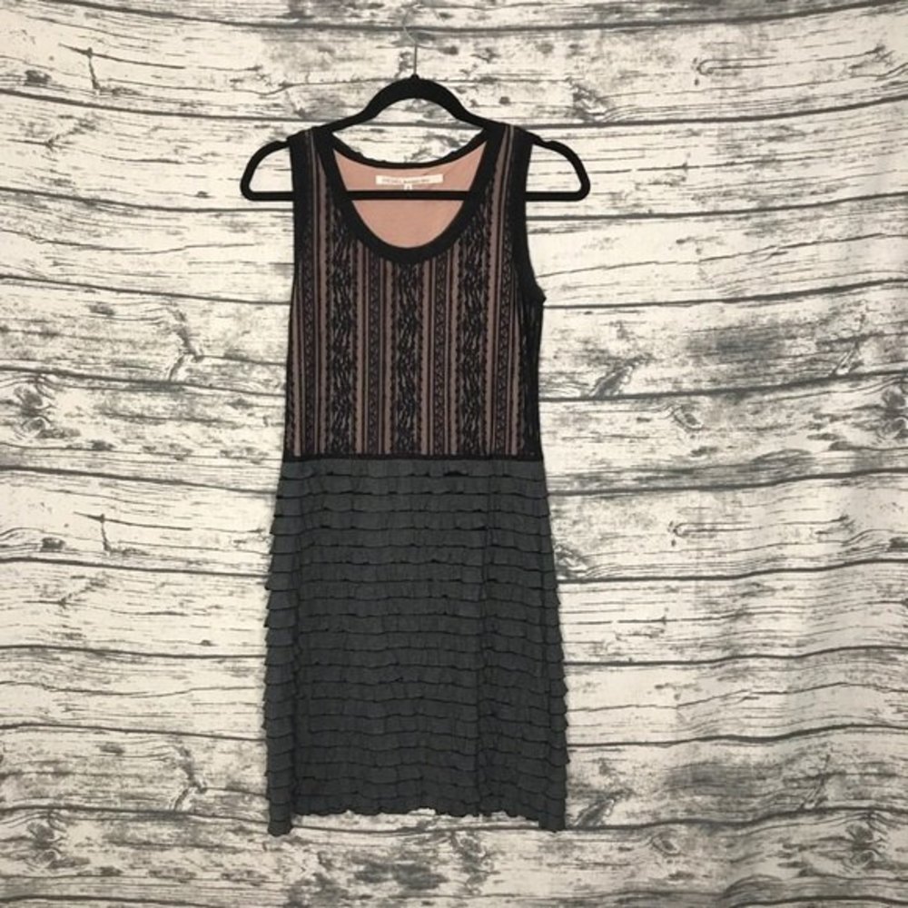 Rachel Roy Tank Top Lace Ruffle Dress Size M